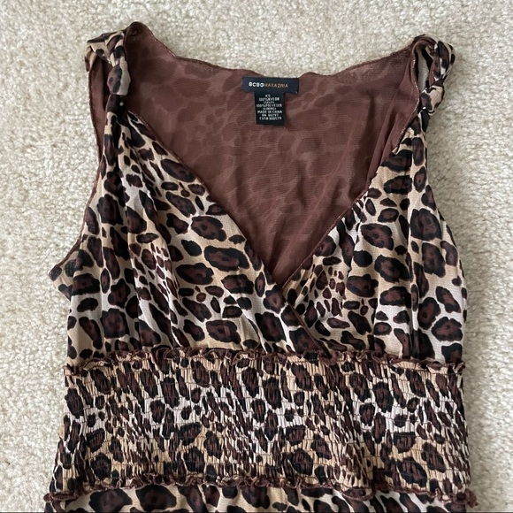 Worn Once BCBG Leopard Print Dress!! - Picture 5 of 7